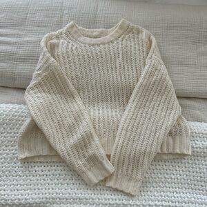 Cream Knit Sweater